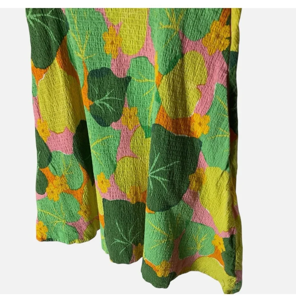 Kate Spade Cucumber Floral Swing‎ Dress